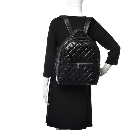 Chanel Nylon Quilted Coco Cocoon Backpack Black 2 of 10