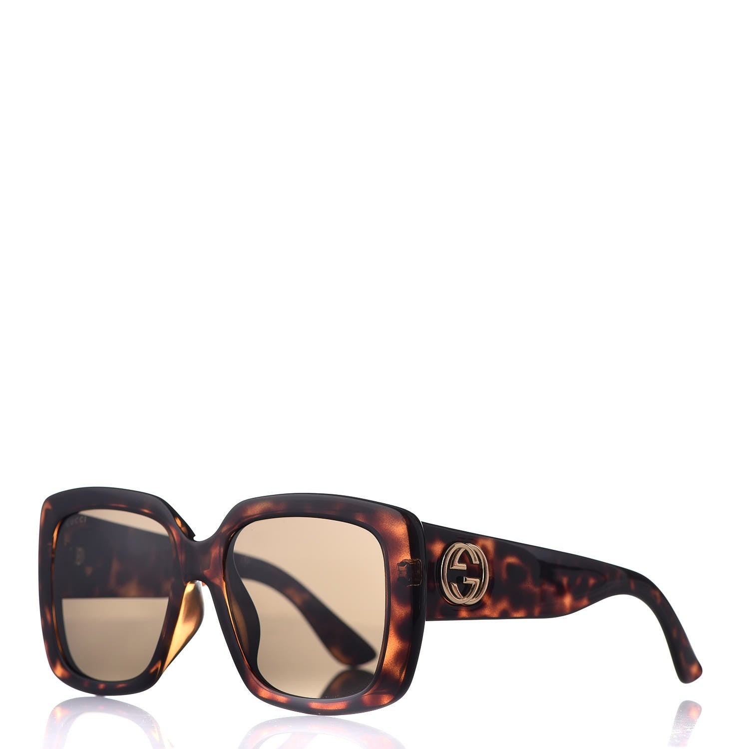 Gucci Acetate Optyl Square Sunglasses GG3837/F/S Dark Tortoiseshell 1 of 8
