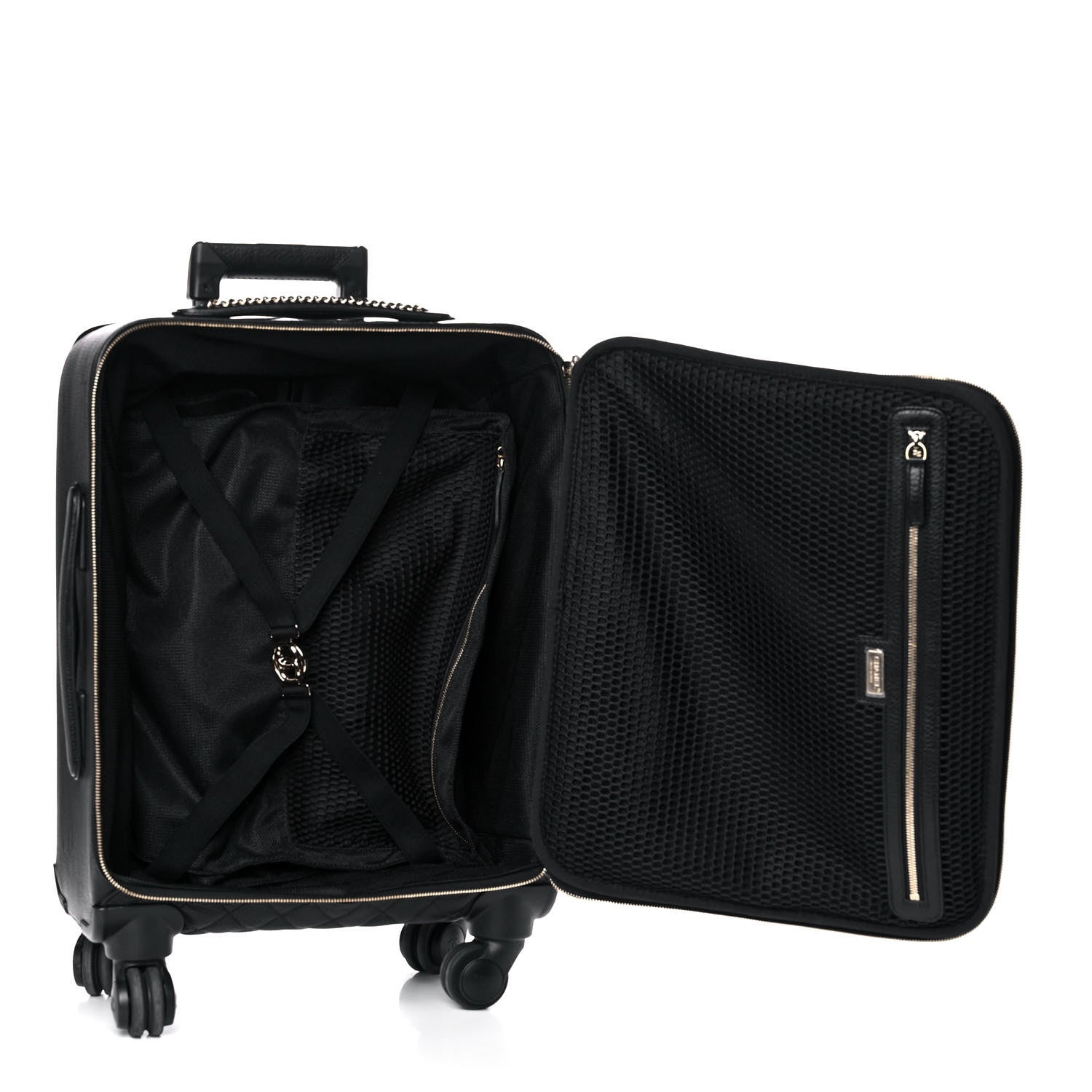 Chanel Calfskin Quilted Coco Case Trolley Black 5 of 13