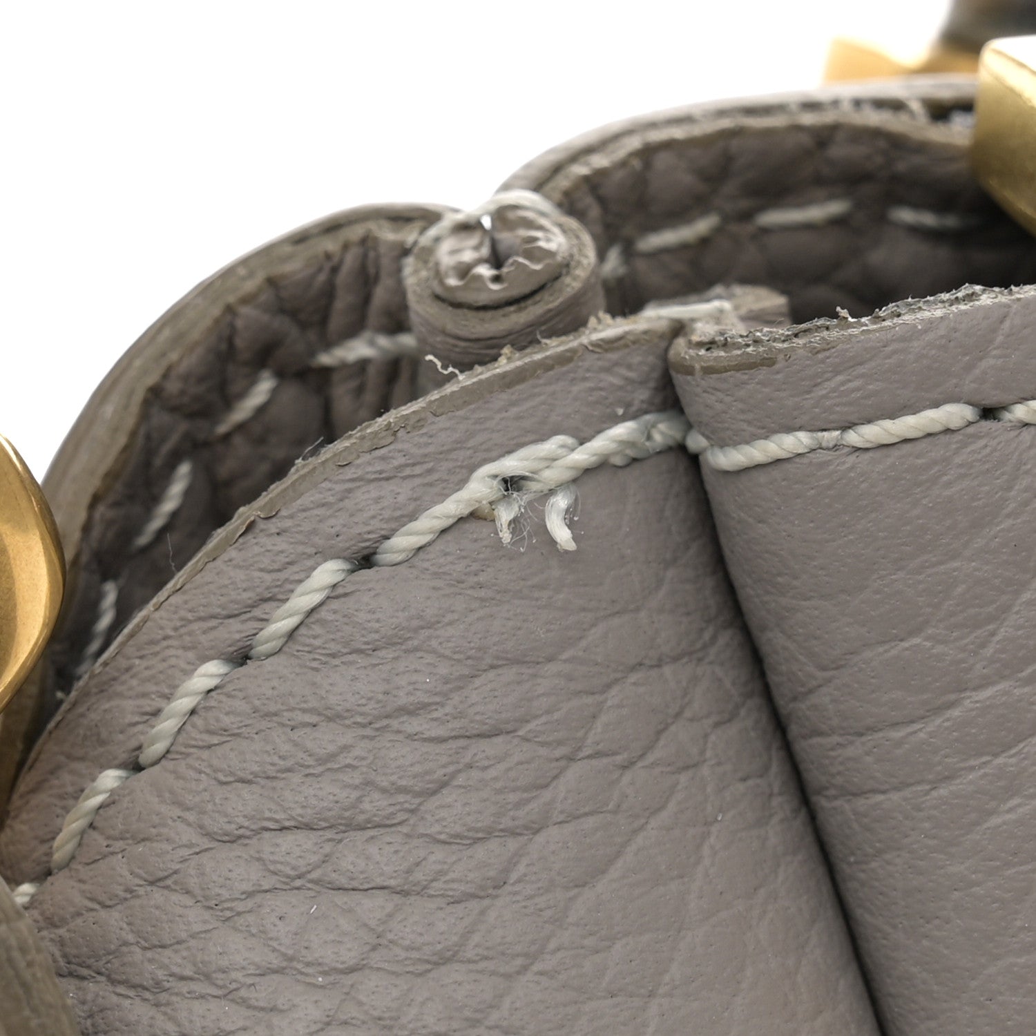 Chloe Calfskin Medium Marcie Satchel Cashmere Grey 13 of 14