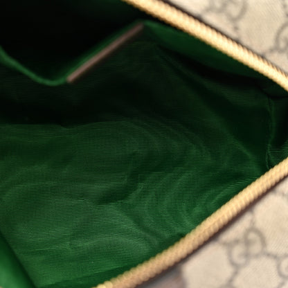 Gucci Soft GG Supreme Monogram Calfskin Medium Ophidia Cosmetic Case Beige Ebony New Acero 5 of 7