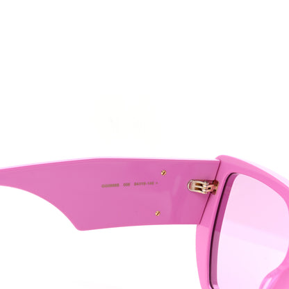 Gucci Acetate Square Frame Sunglasses GG0956S Pink 6 of 7