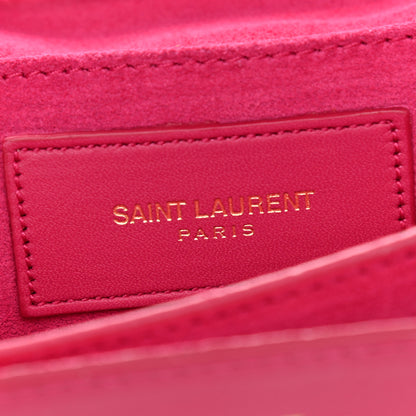 Saint Laurent Calfskin Mini Y Ligne Crossbody Pochette Bag Fuchsia 5 of 8