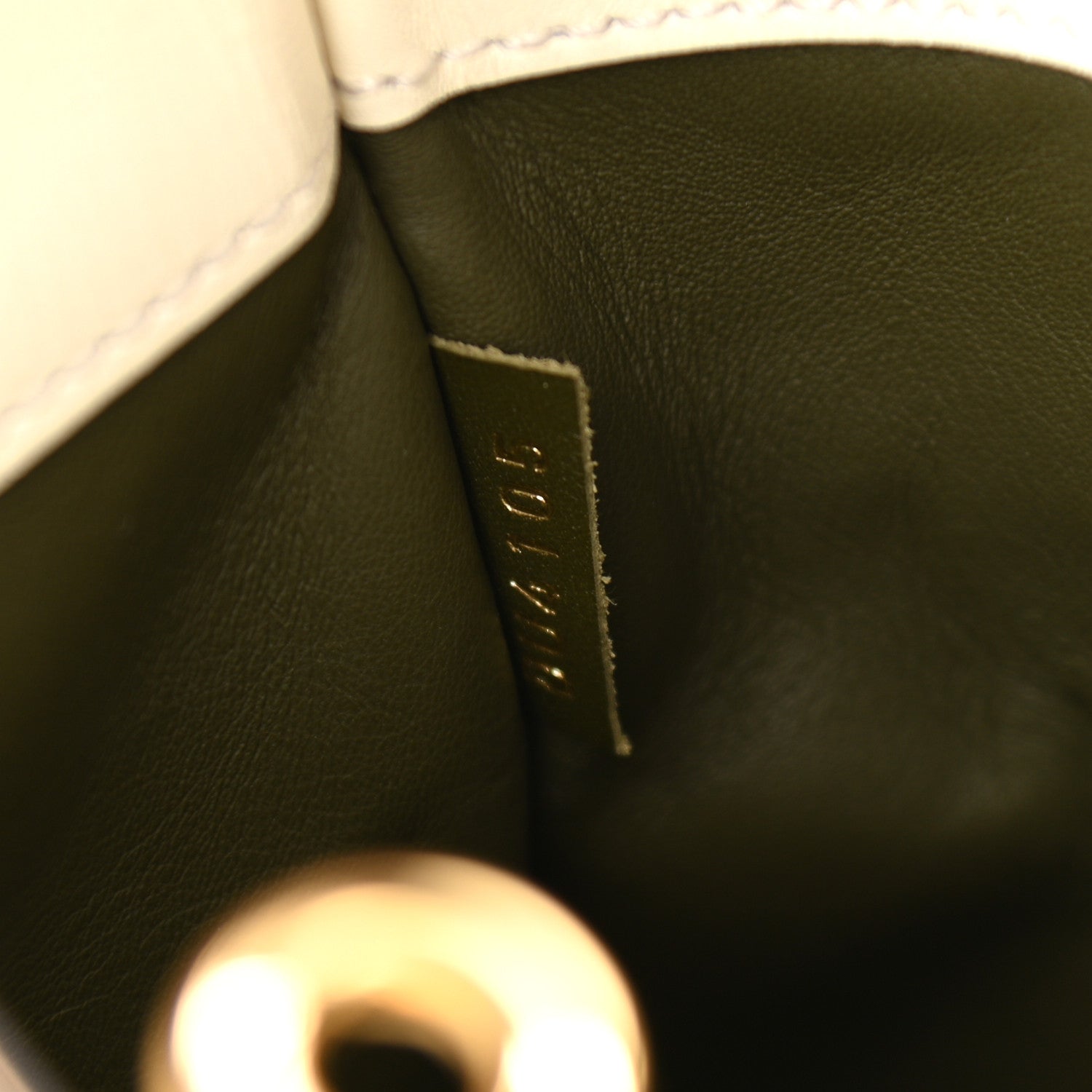Louis Vuitton Taurillon City Steamer MM Kaki Creme Black 7 of 15