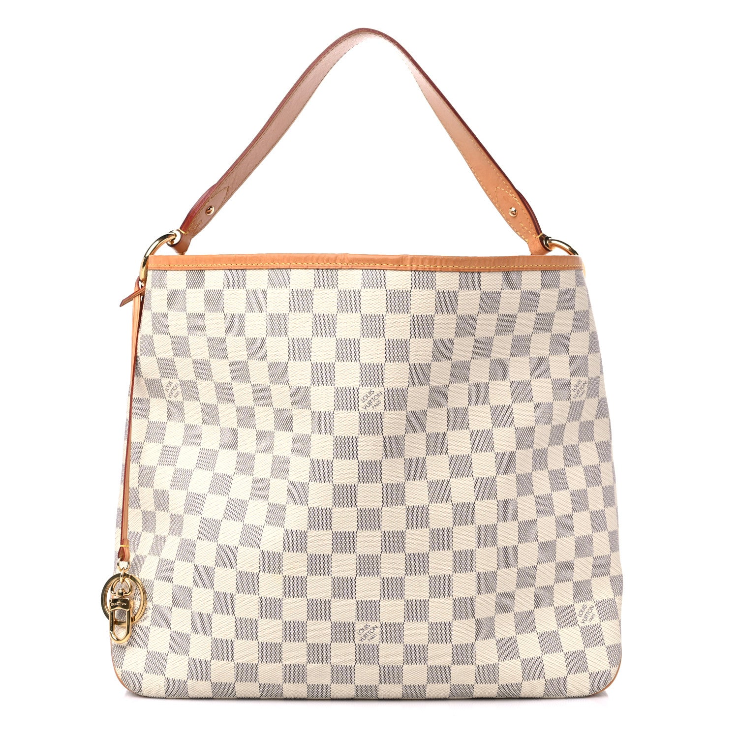 Louis Vuitton Damier Azur Delightful MM Rose Ballerine 1 of 14