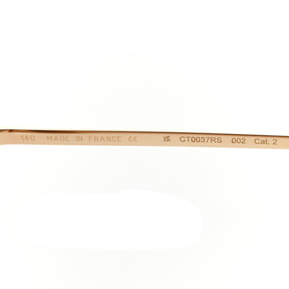Cartier Metal C Decor CT0037RS Sunglasses Gold 6 of 8