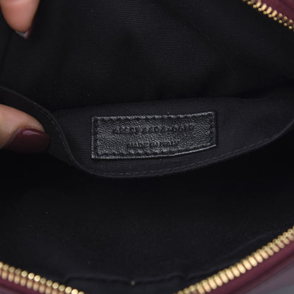 Saint Laurent Calfskin Matelasse Monogram Lou Camera Bag Dark Legion Red 7 of 10