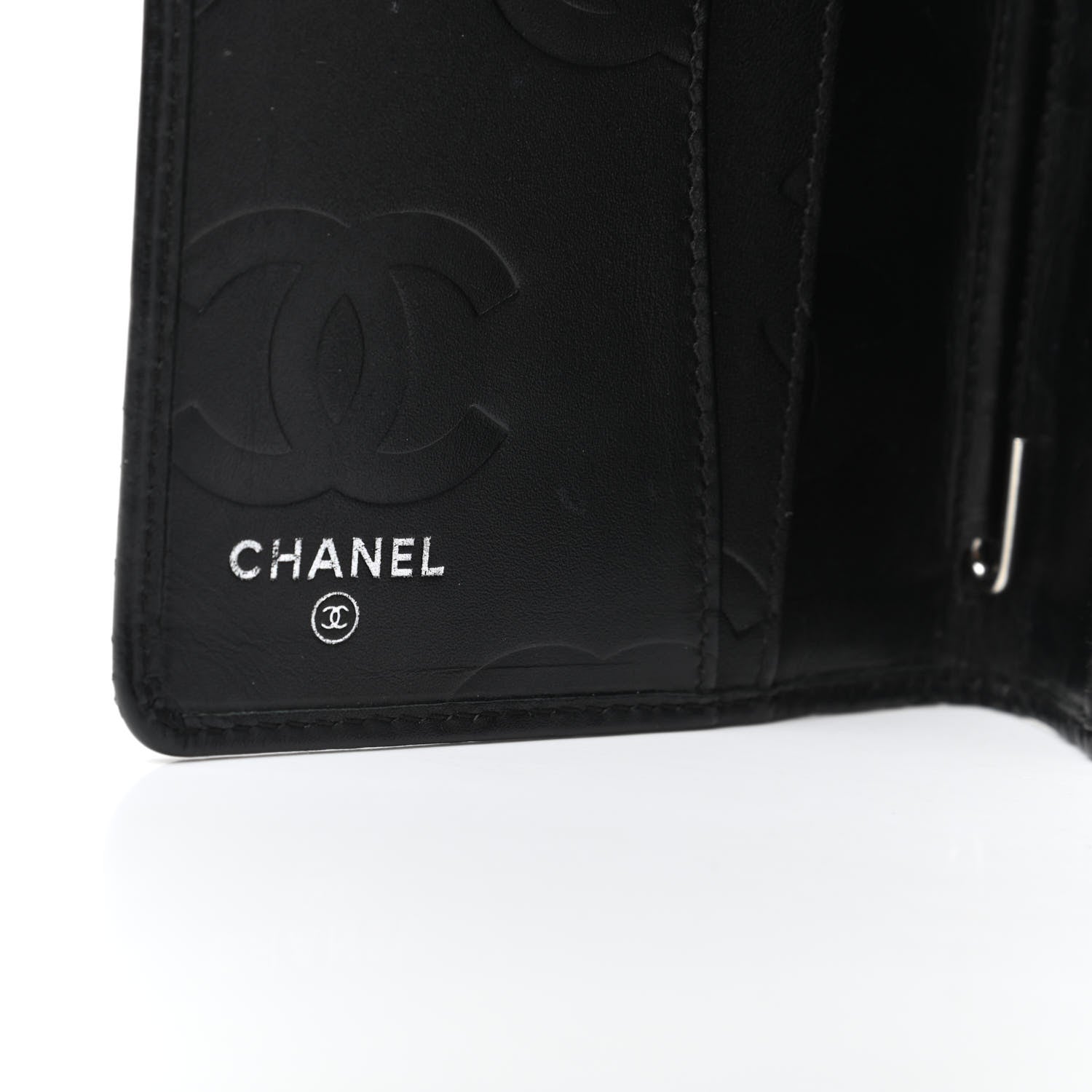 Chanel Calfskin Quilted Small Cambon Agenda Planner Black 6 of 8