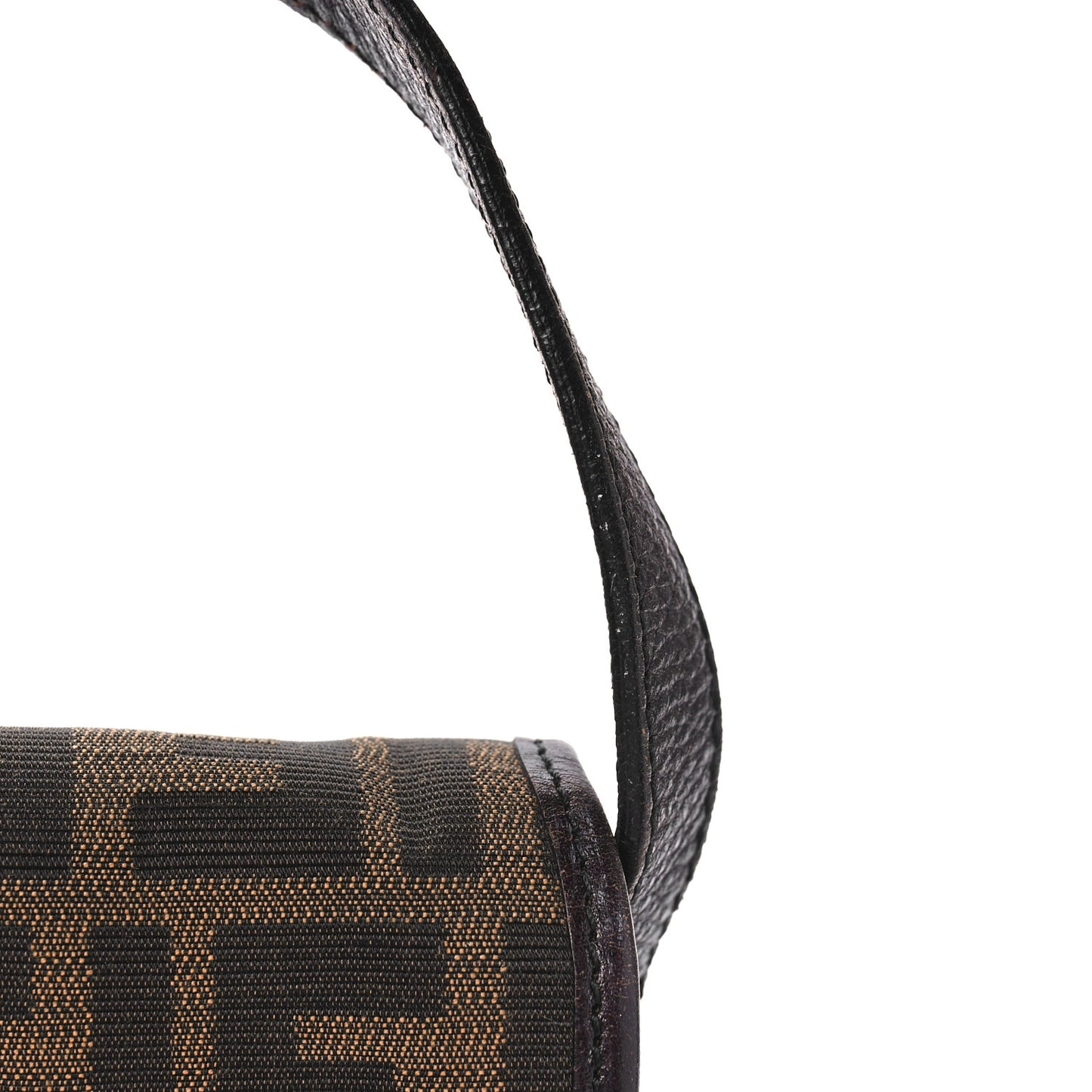 Zucca Calfskin Shoulder Bag Tobacco