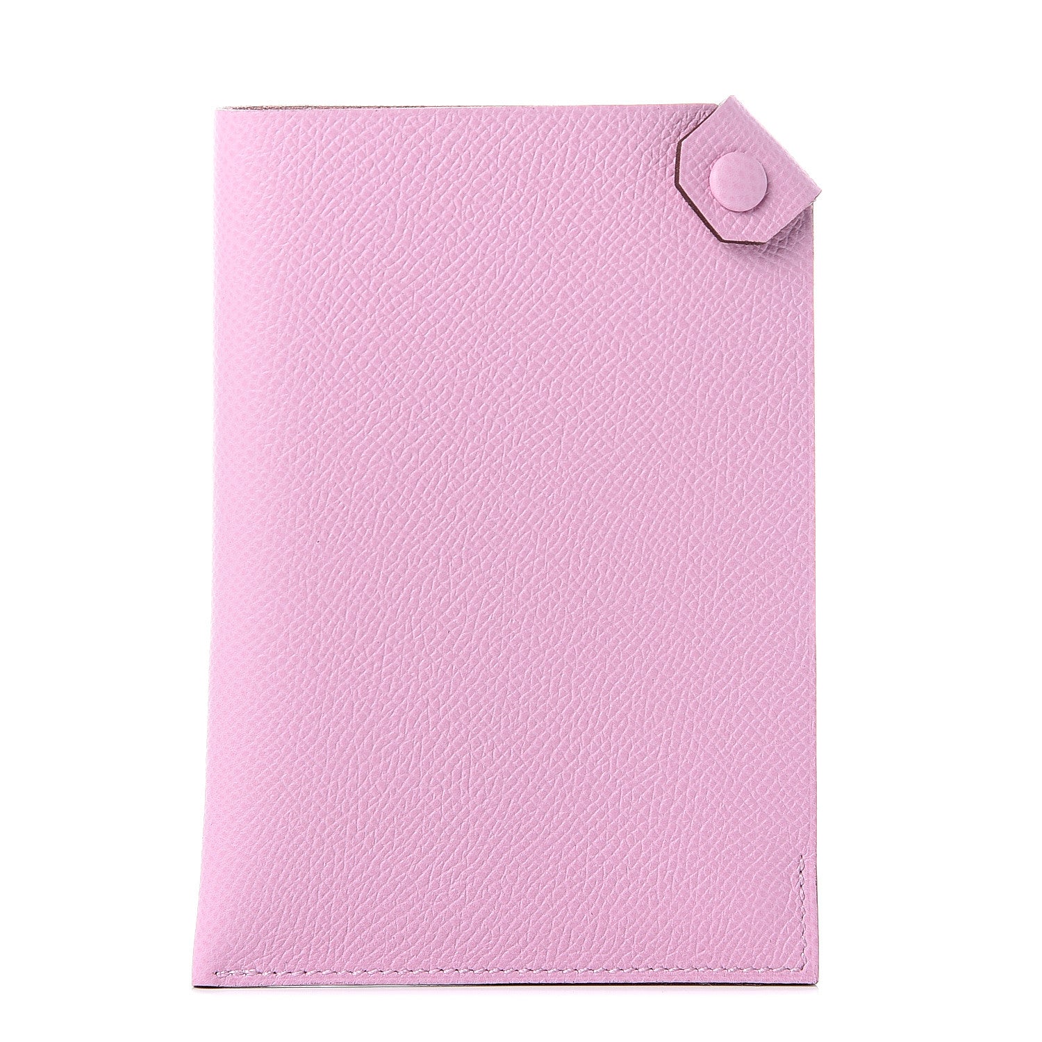 Hermes Epsom Tarmac PM Passport Holder Mauve Sylvestre 1 of 9