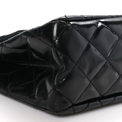 Chanel Patent Quilted 2.55 Reissue 227 Double Flap Black 9 of 10