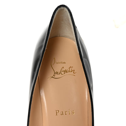Christian Louboutin Patent Pigalle Follies 100 Pumps 38 Black 8 of 9