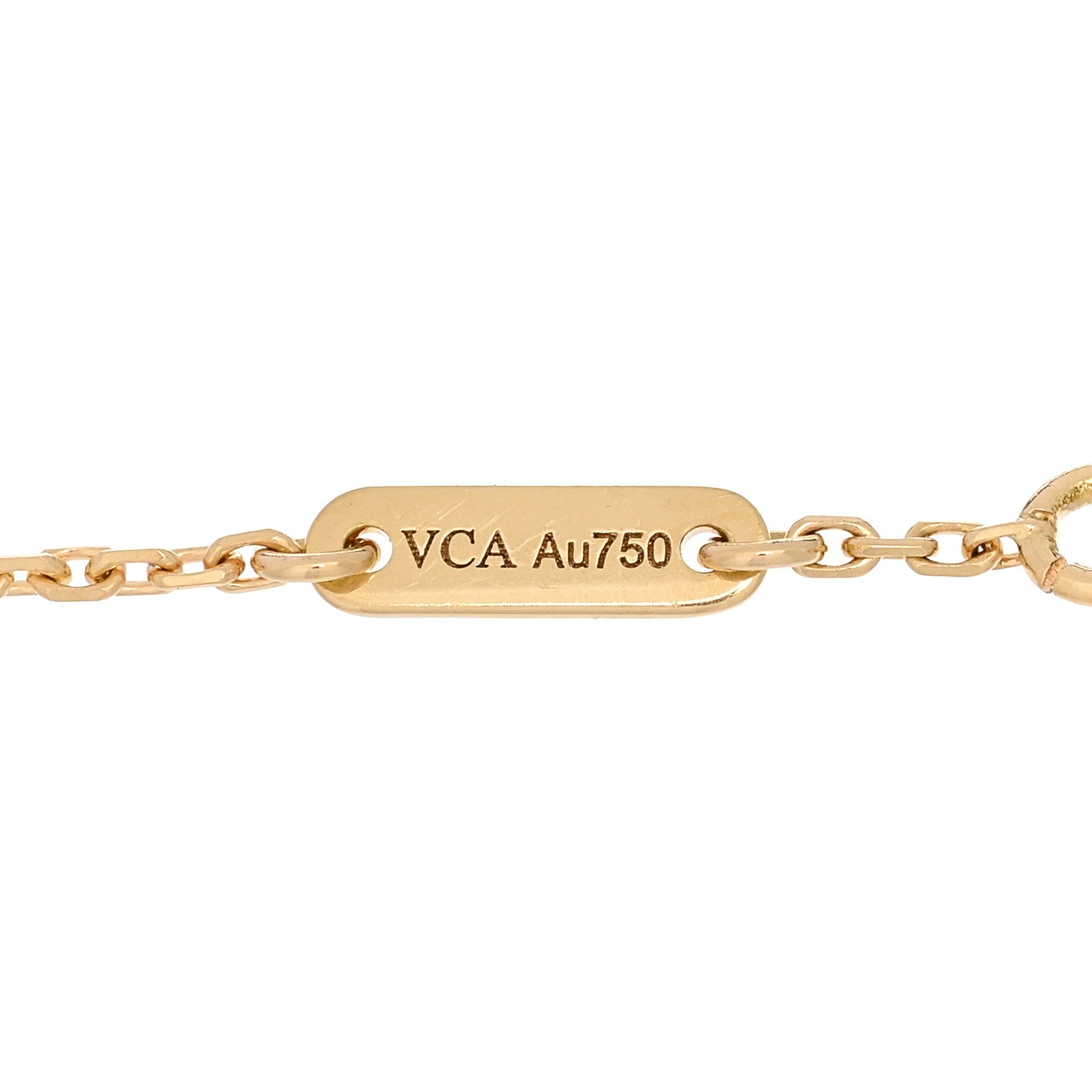 Van Cleef & Arpels 18K Yellow Gold Mother of Pearl Sweet Alhambra Bracelet 3 of 5