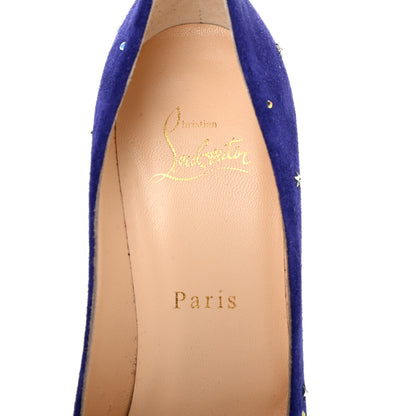 Christian Louboutin Veau Velours Gravitanita 100 Pumps 36.5 Version Encre 6 of 7