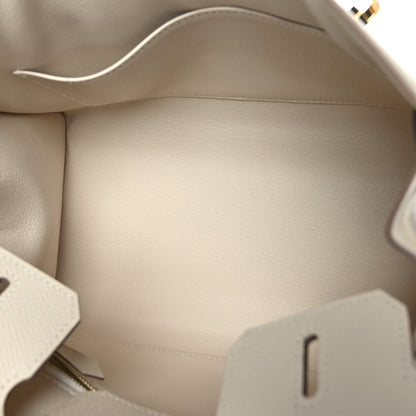 Hermes Epsom Birkin Sellier 25 Craie 5 of 11