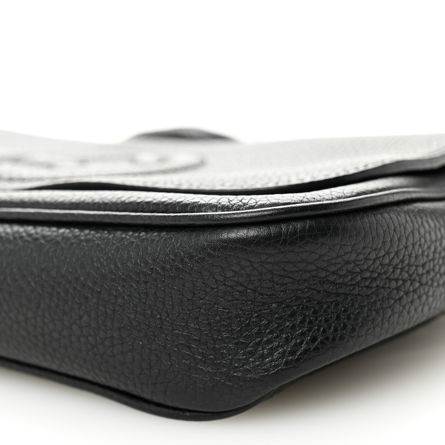 Gucci Pebbled Calfskin Medium Soho Flap Crossbody Black 10 of 10