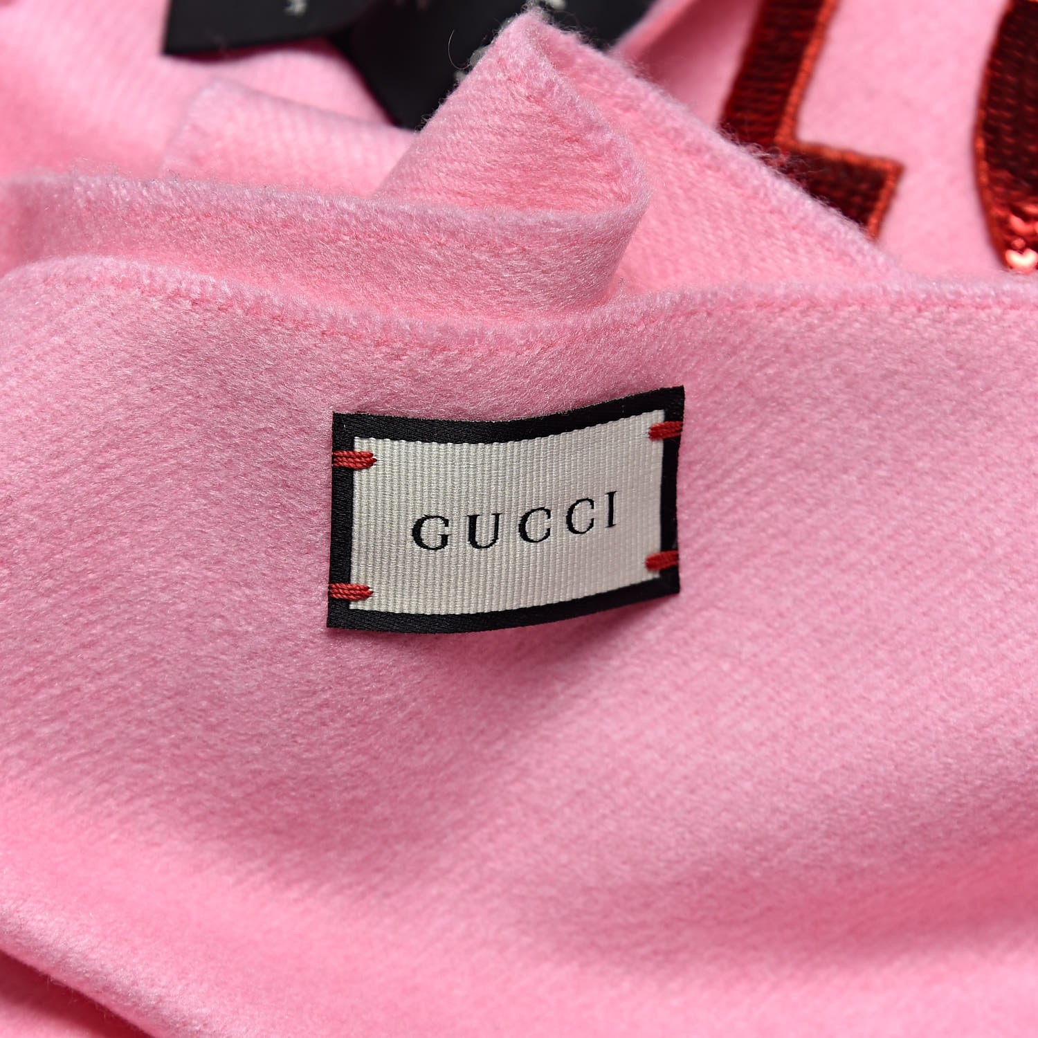 Gucci Silk Cashmere Sequins Lovesh Scarf Roseate 5 of 6