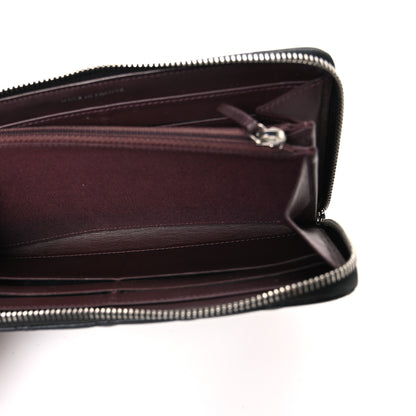 Chanel Caviar Quilted Large Gusset Zip Around Wallet Black 5 of 8