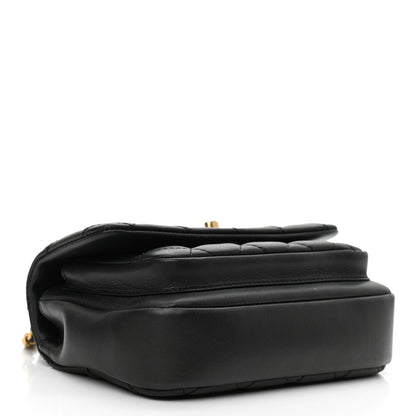 Chanel Calfskin Quilted Top Handle Flap Black 4 of 11