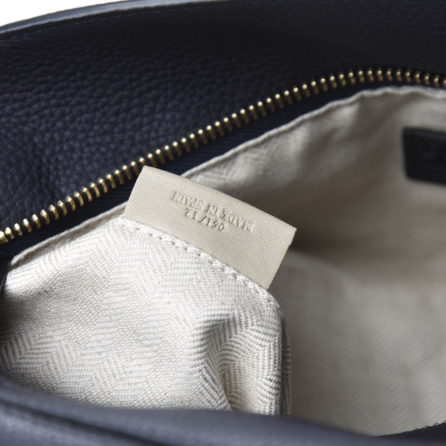 Loewe Calfskin Medium Puzzle Bag Midnight Blue Black 9 of 10
