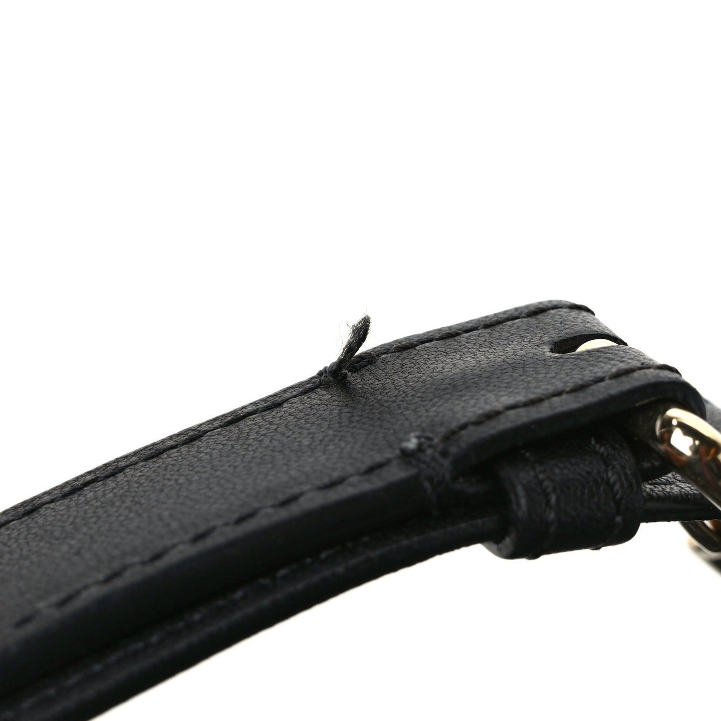 Lambskin Quilted Waist Bag Fanny Pack Black