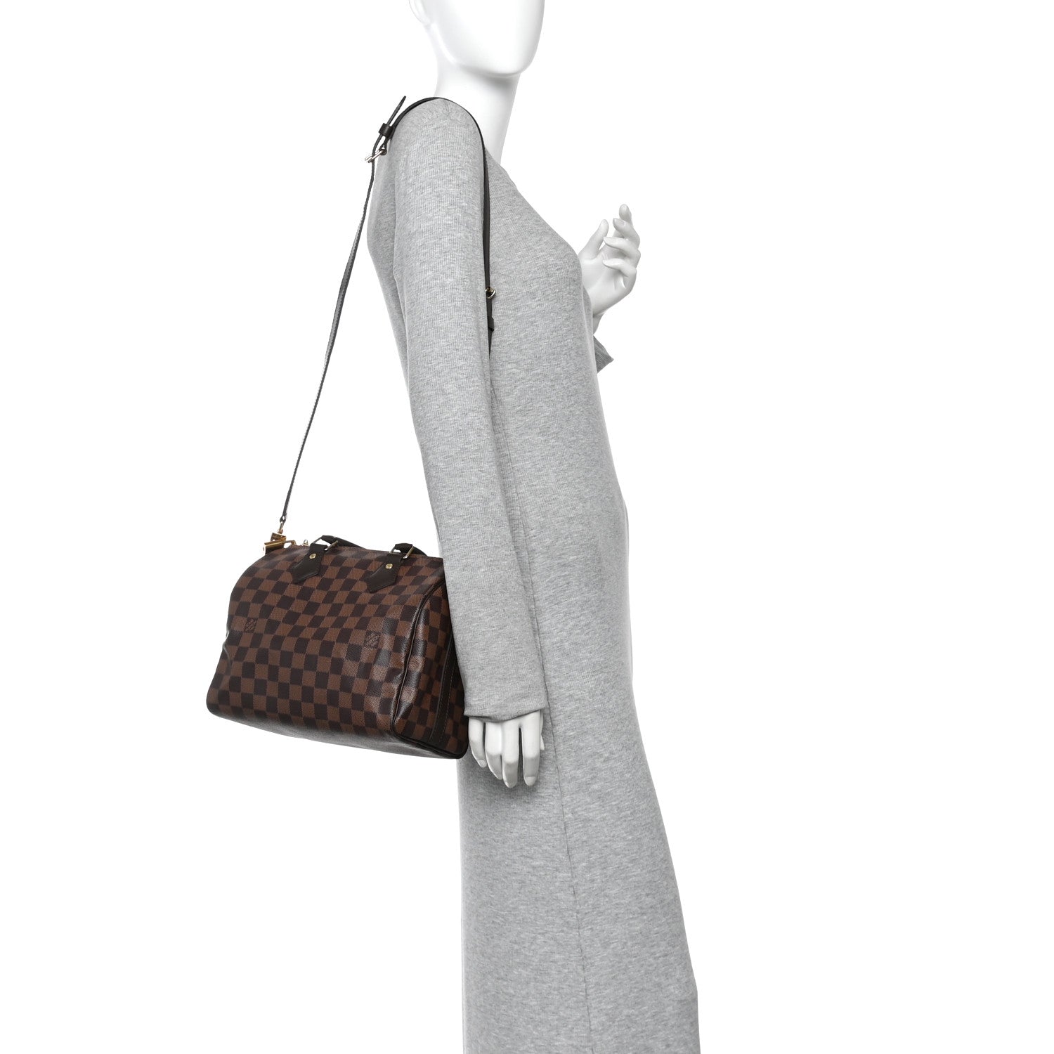 Louis Vuitton Damier Ebene Speedy Bandouliere 25 2 of 11