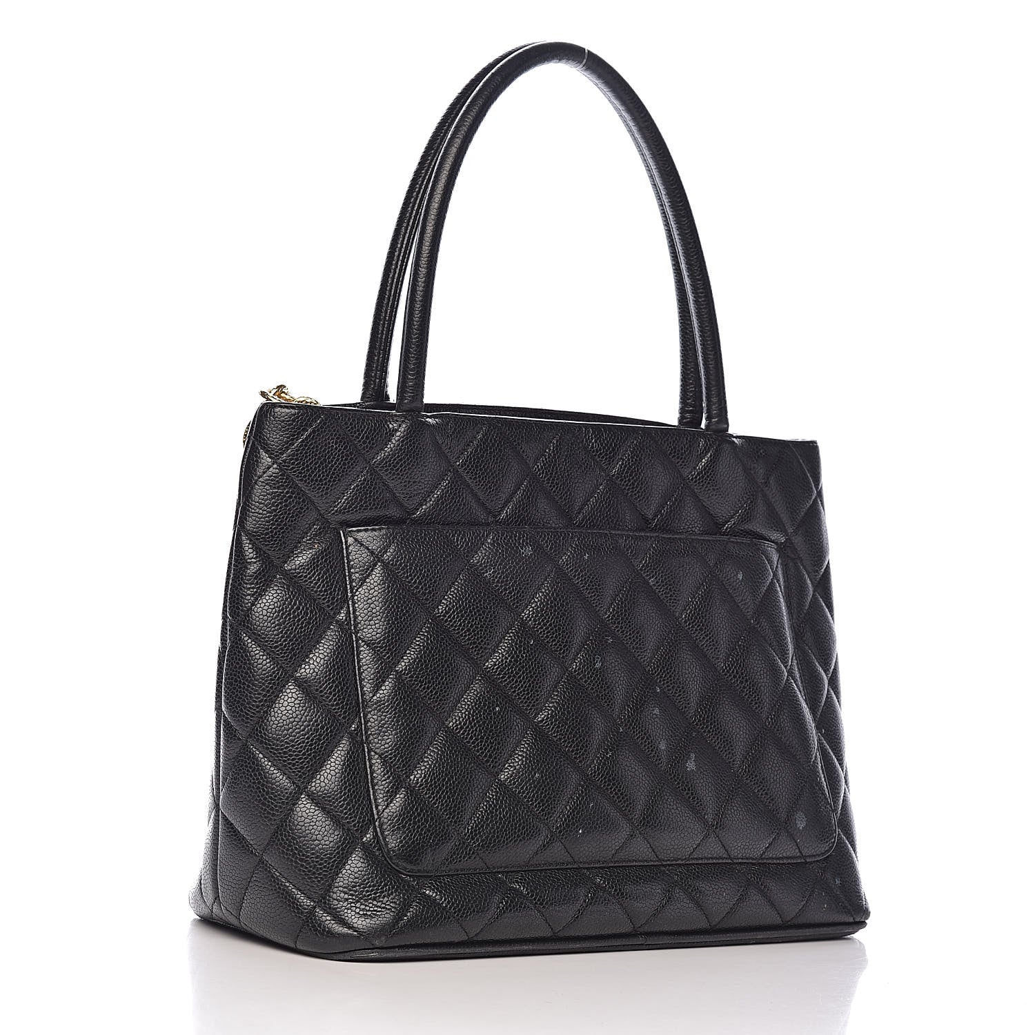 Chanel Caviar Quilted Medallion Tote Black 3 of 25