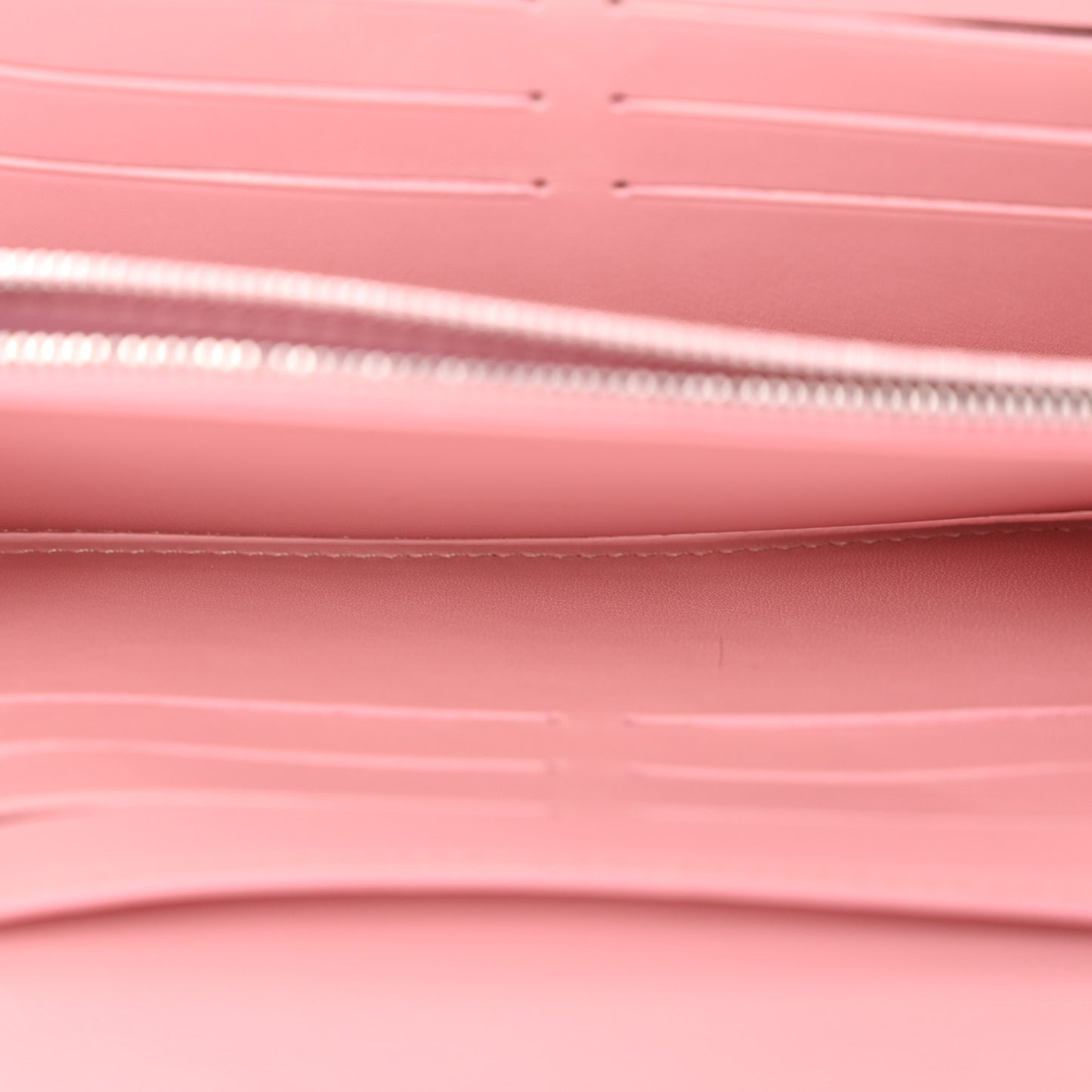 Calfskin New Wave Long Wallet Smoothie Pink