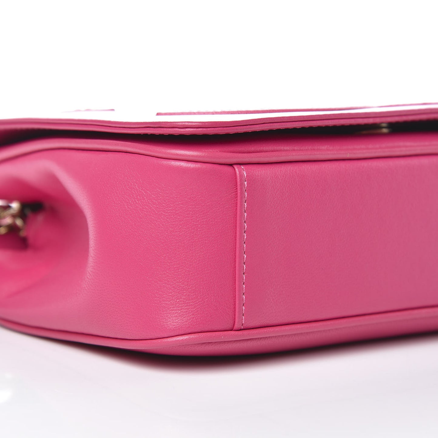 Lambskin CC Mania Flap Bag Pink