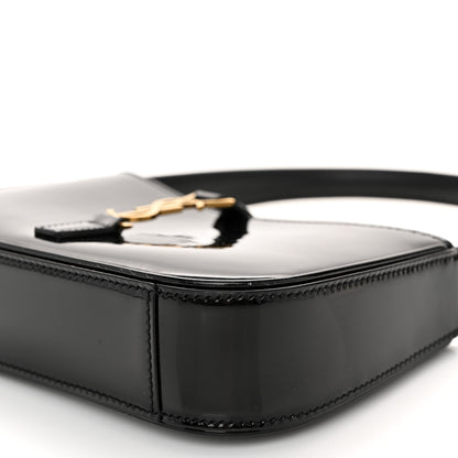 Saint Laurent Patent Calfskin Le 5 A 7 Mini Hobo Black 10 of 11