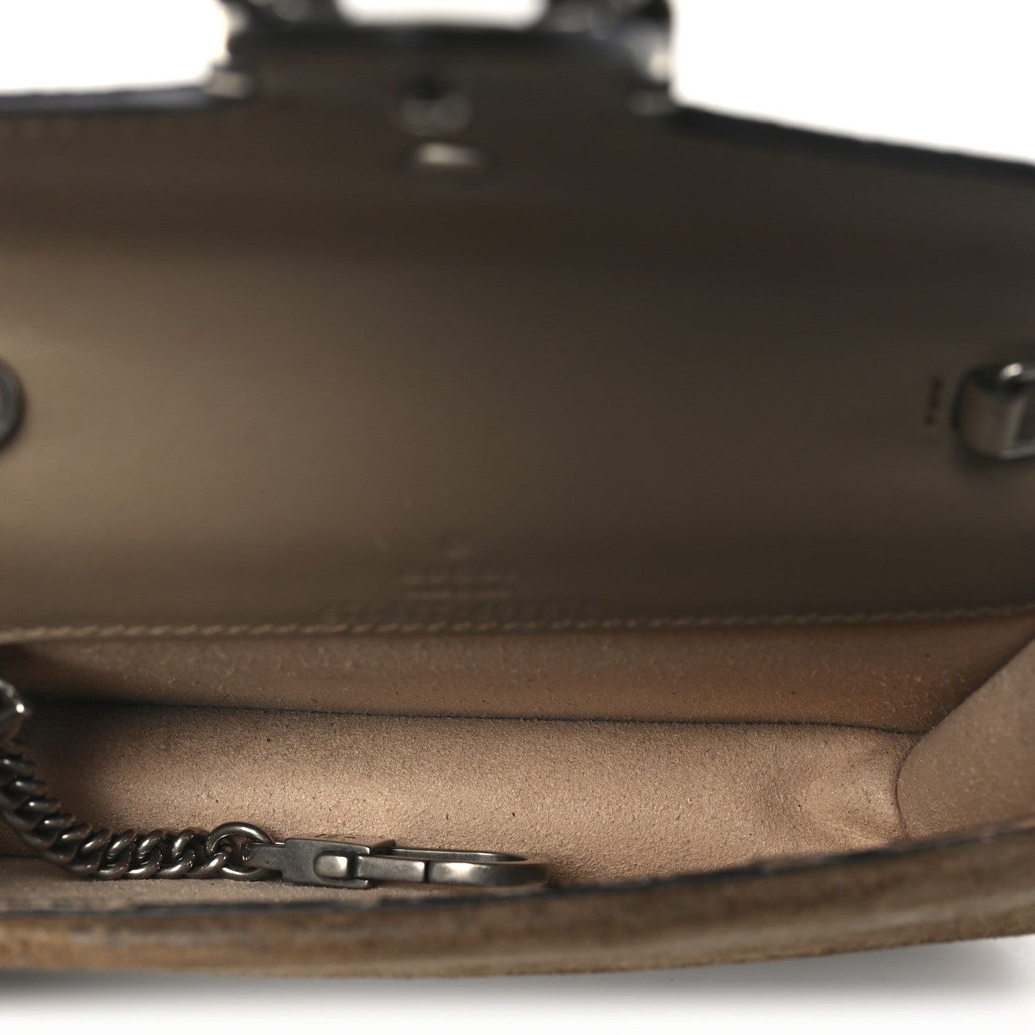 Gucci GG Supreme Monogram Super Mini Dionysus Shoulder Bag Taupe 5 of 11
