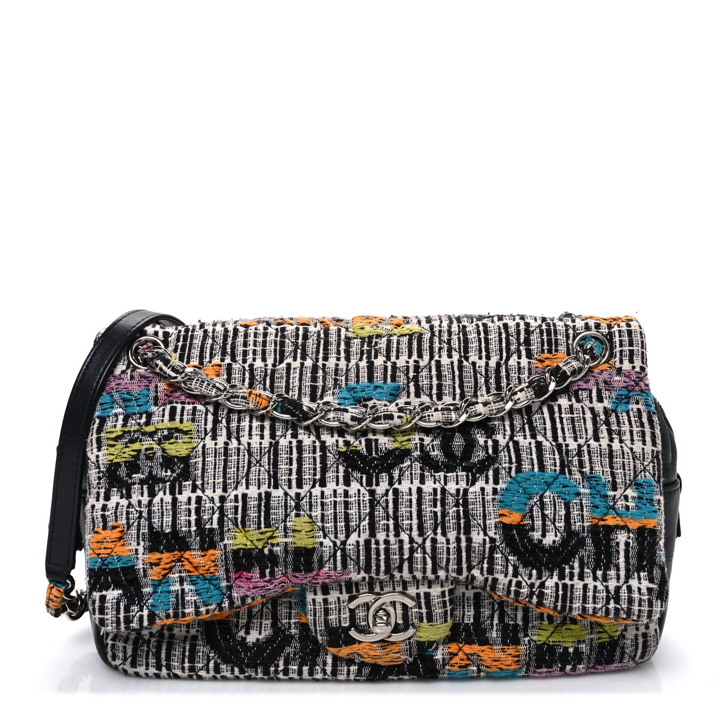 Fantasy Tweed Quilted Jumbo Easy Flap Multicolor