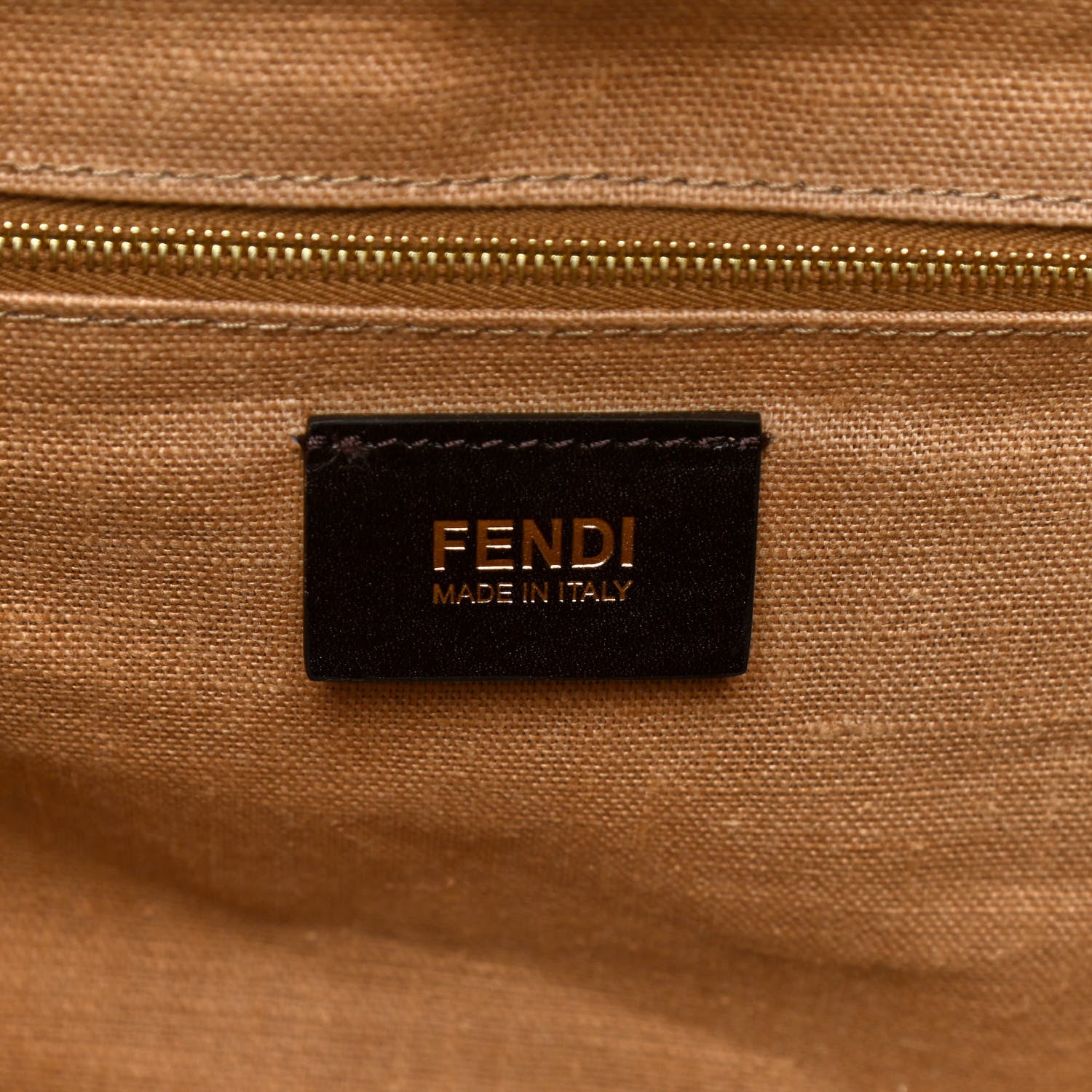 Fendi Canvas Vitello Elite Large 2Jours Tote Latte Multicolor 5 of 22
