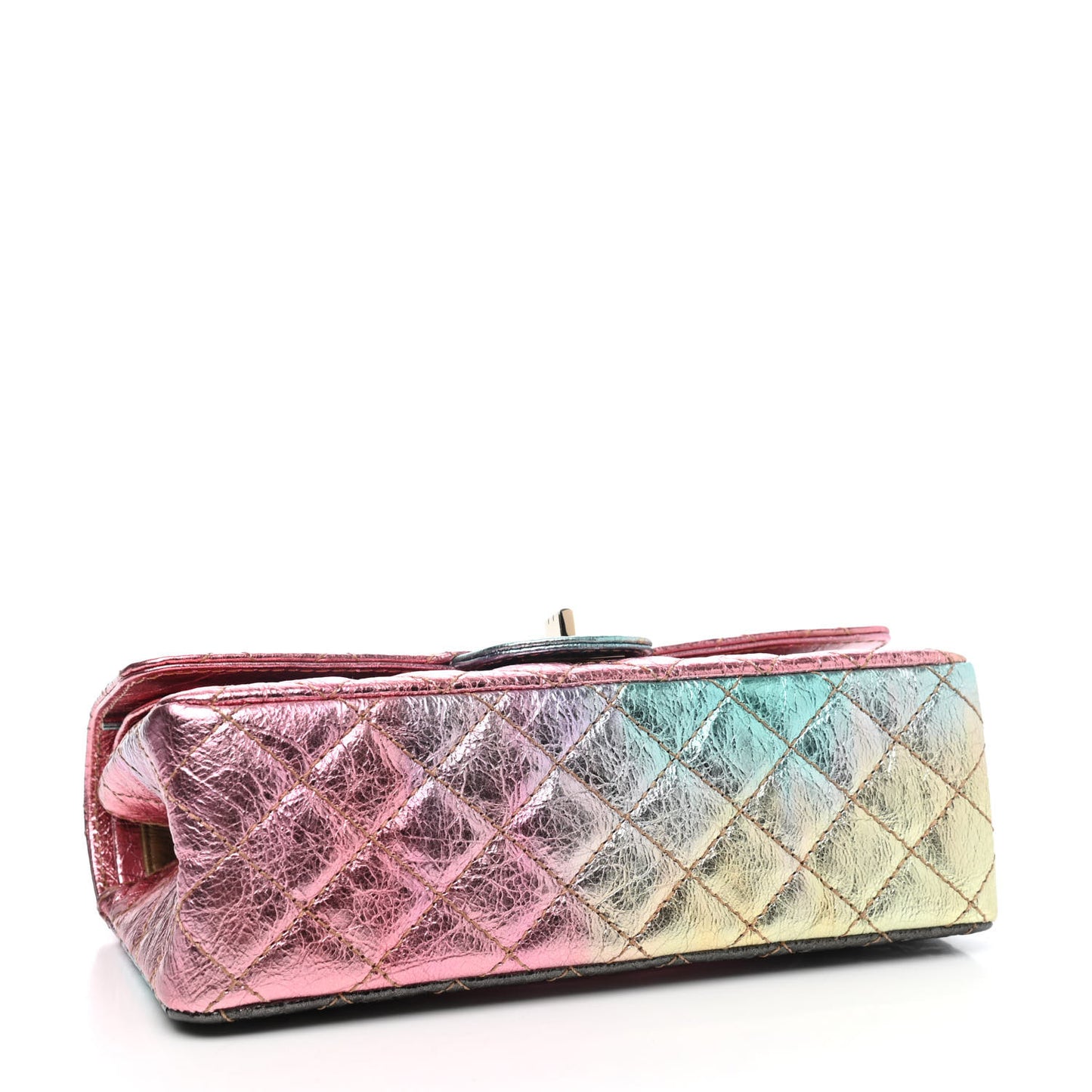 Metallic Goatskin Quilted 2.55 Reissue 225 Flap Multicolor
