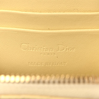 Christian Dior Lambskin Cannage Lady Dior Phone Holder Light Yellow 5 of 8
