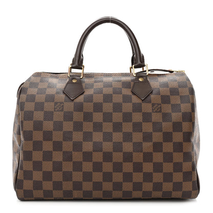 Louis Vuitton Damier Ebene Speedy 30 1 of 10