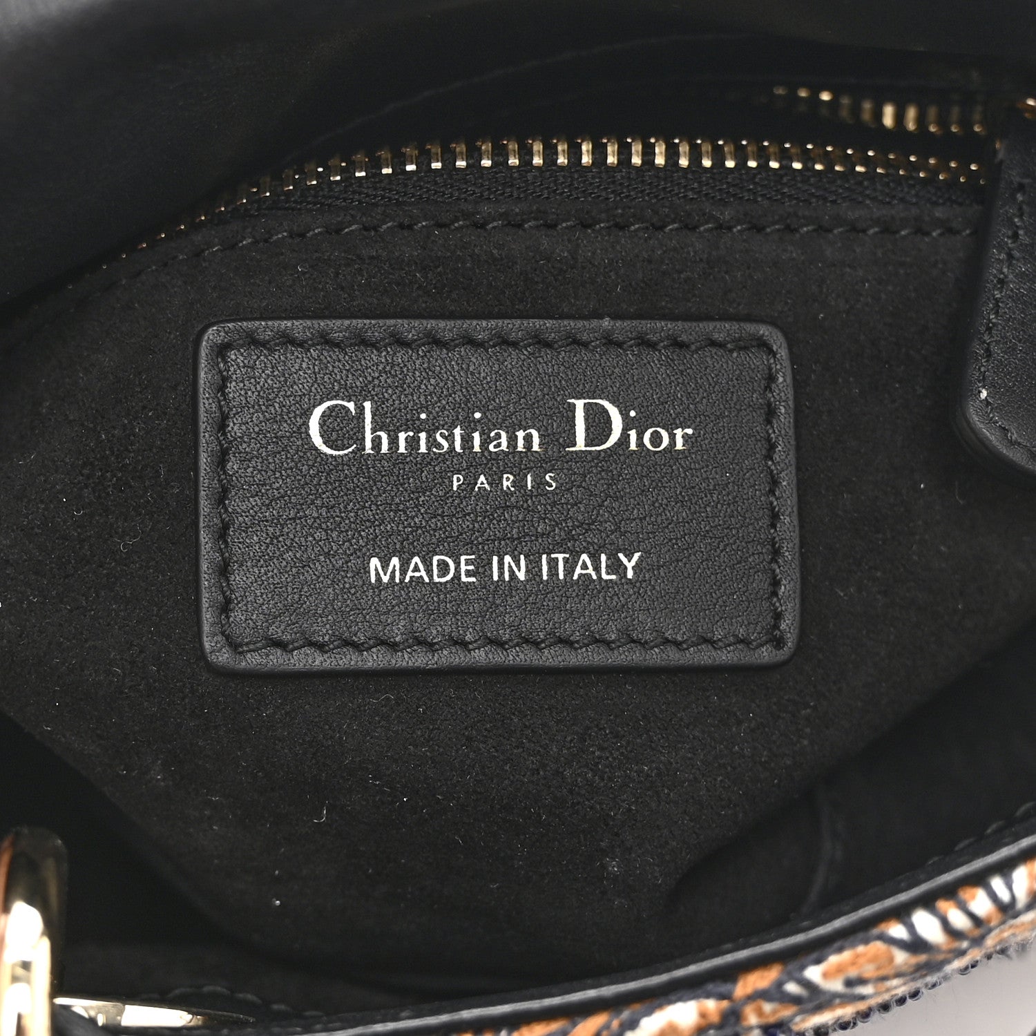 Christian Dior Smooth Calfskin Beaded Animals Mini Lady Dior