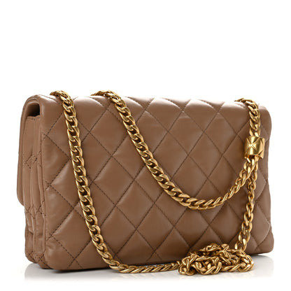 Chanel Lambskin Quilted Medium Pillow Crush Flap Beige 3 of 12