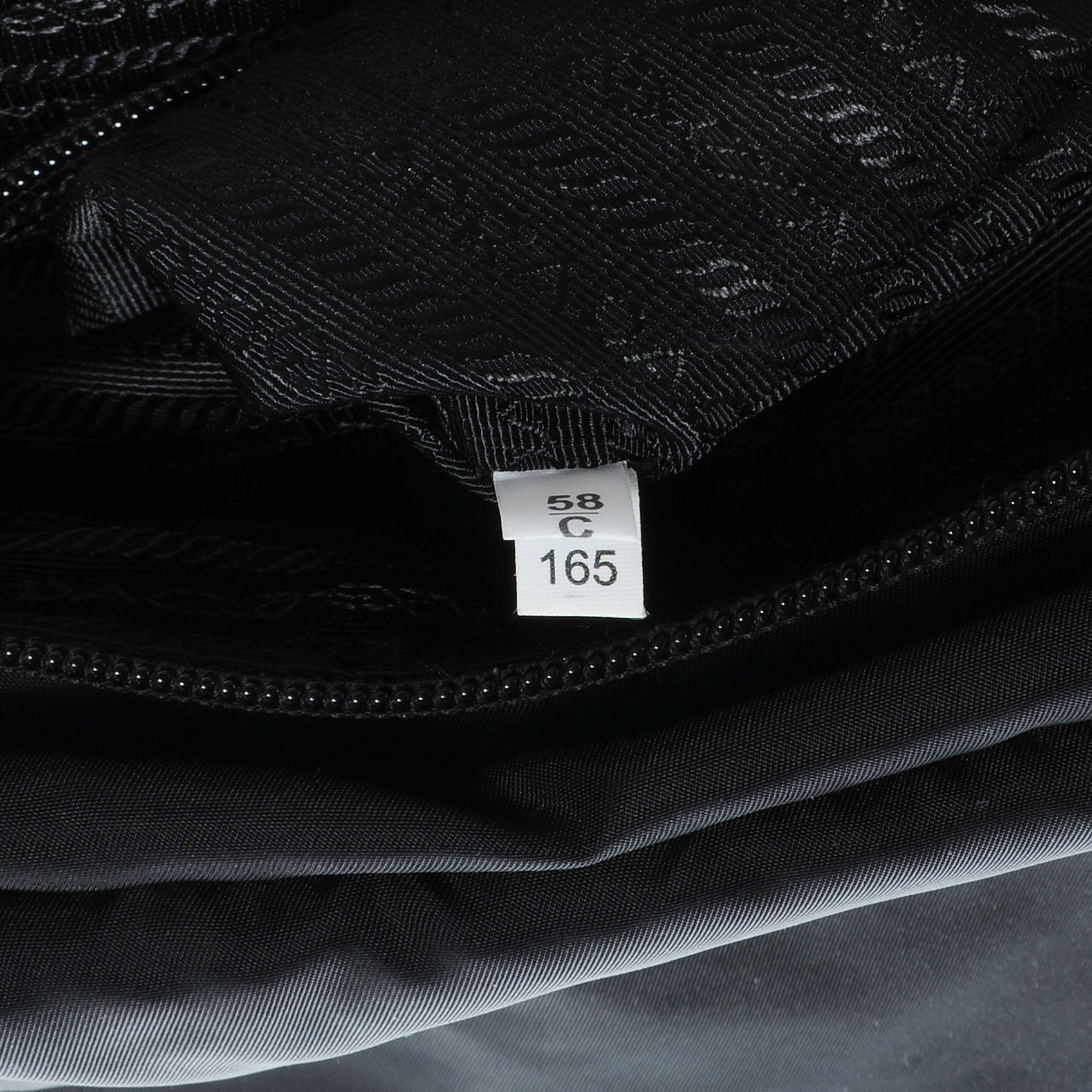 Prada Nylon Vela Messenger Bag Black 7 of 7