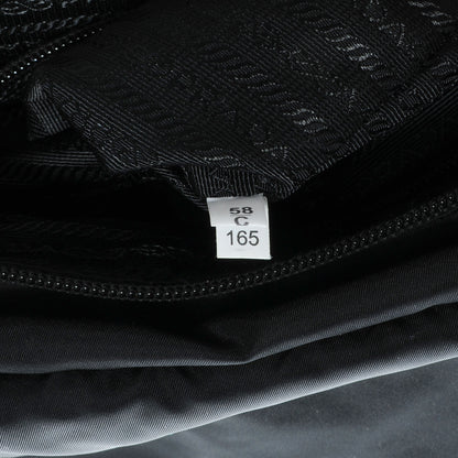 Prada Nylon Vela Messenger Bag Black 7 of 7