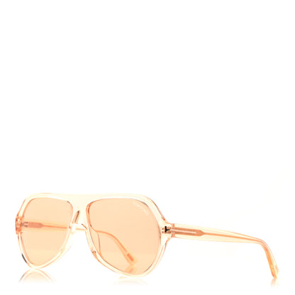 Tom Ford Thomas Sunglasses TF732 Transparent Pink 1 of 8