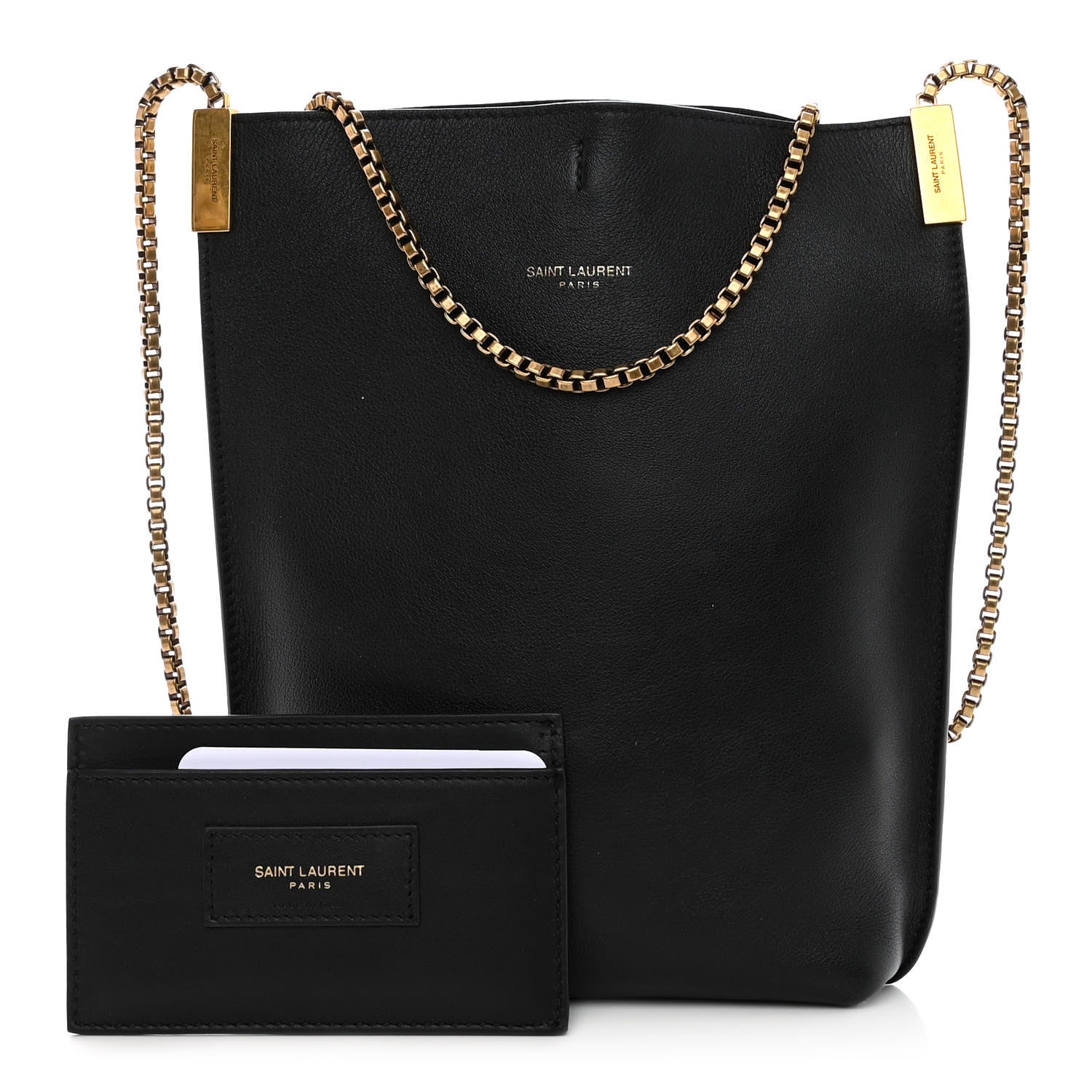Saint Laurent Calfskin Mini Suzanne Hobo Black 1 of 9