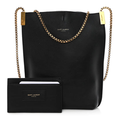 Saint Laurent Calfskin Mini Suzanne Hobo Black 1 of 9
