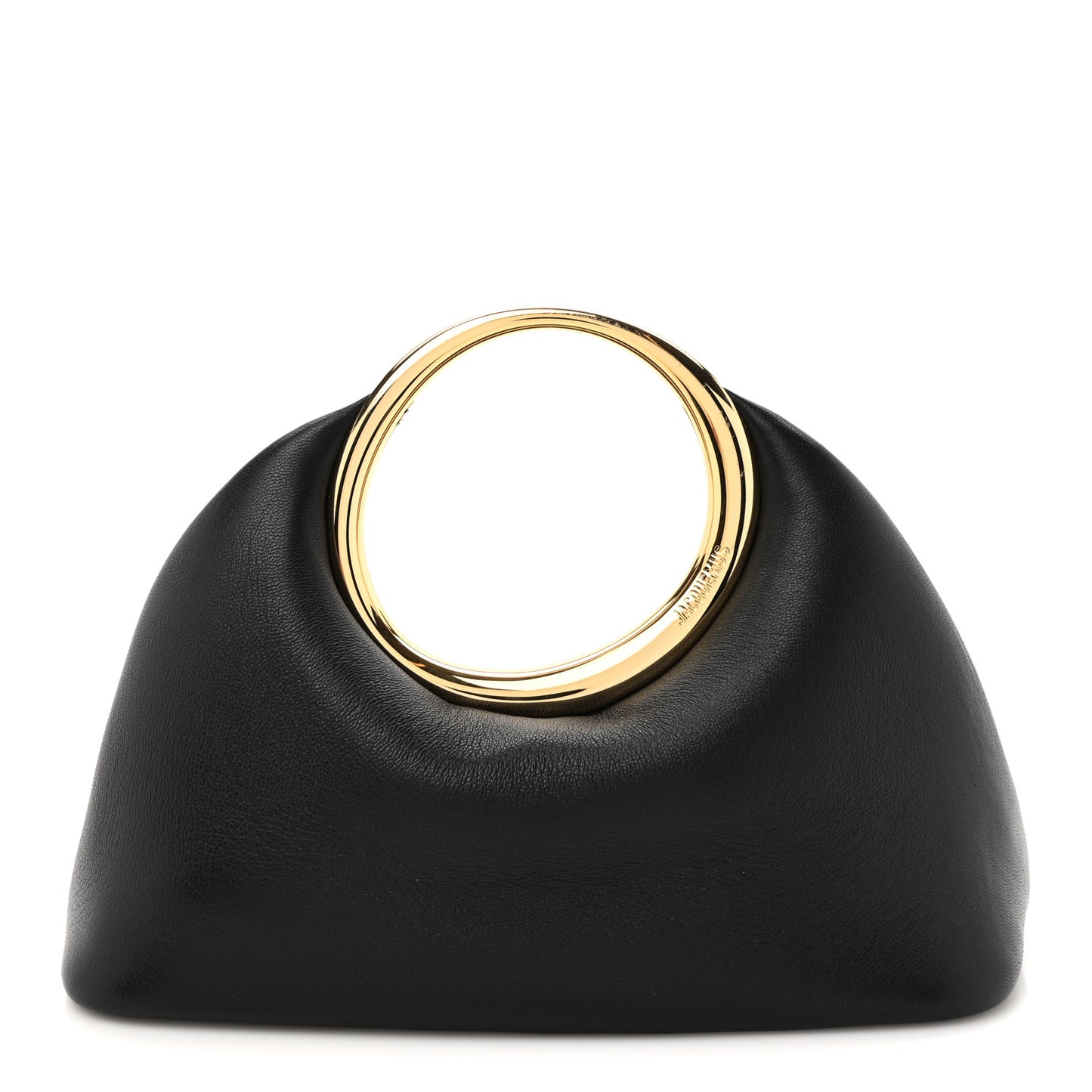 Lambskin Le Petit Calino Ring Top Handle Bag Black