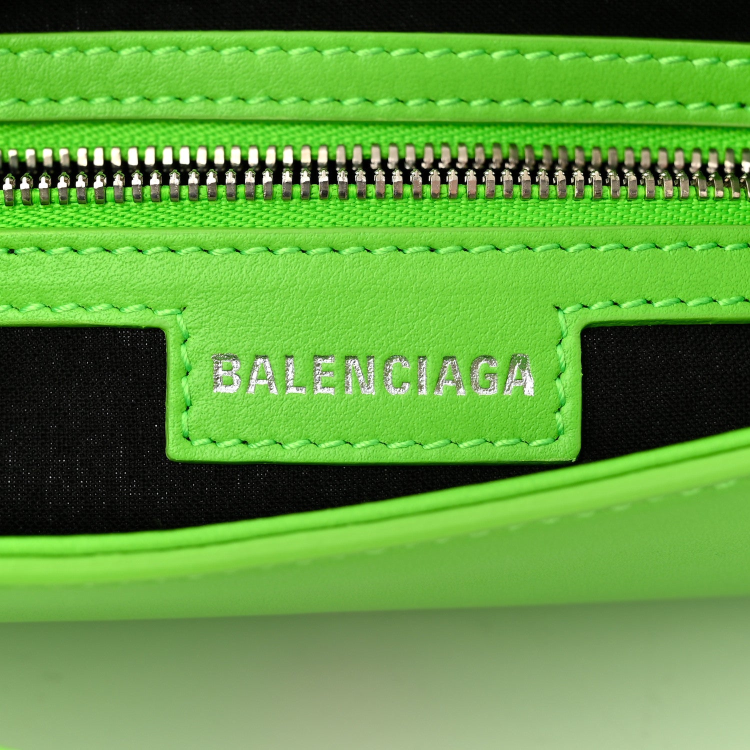 Balenciaga Smooth Calfskin Small Lindsay Shoulder Bag Acid Green 6 of 12