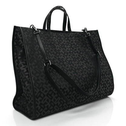 Telfar Monogram Jacquard Large Shopping Bag Black 3 of 8