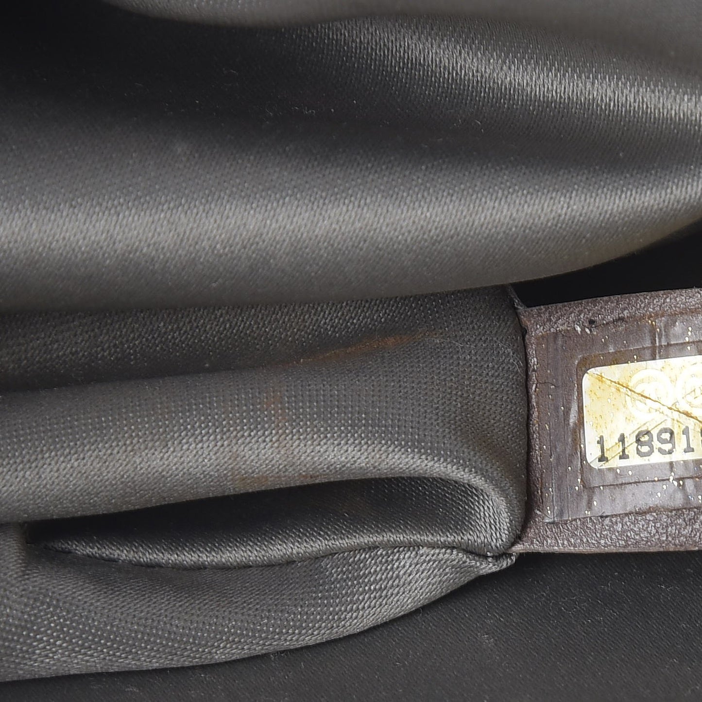 Calfskin Modern Chain Rhodoid Hobo Black