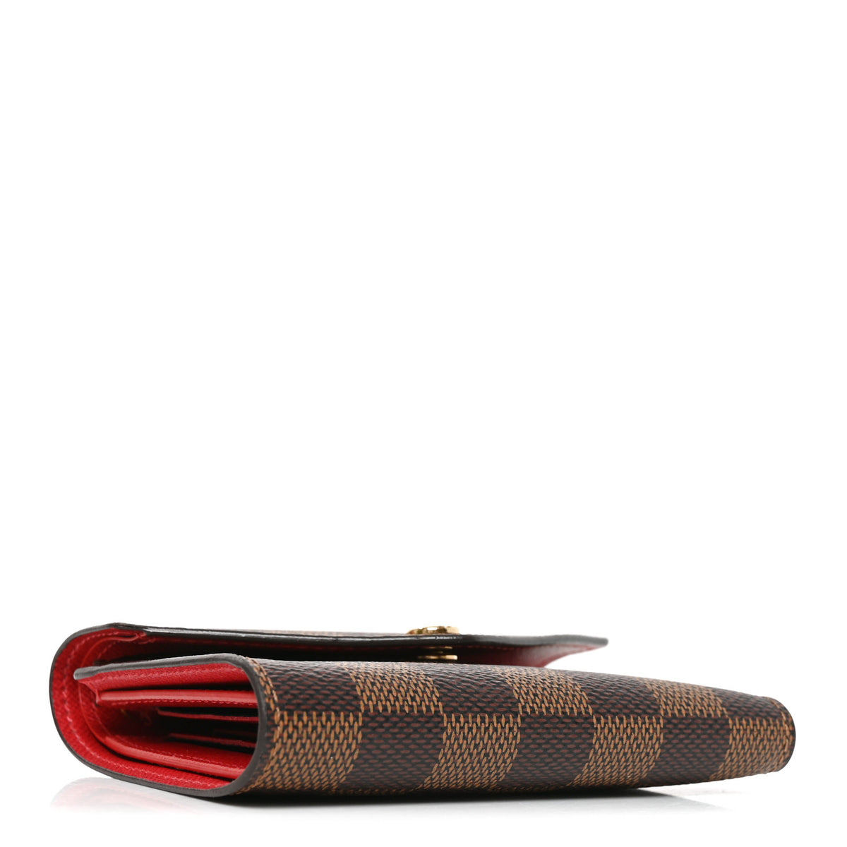 Louis Vuitton Damier Ebene Victorine Wallet Red 4 of 7