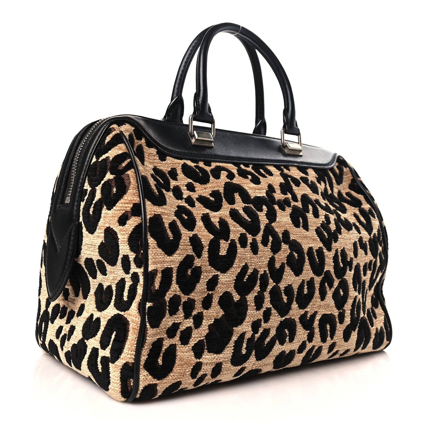 Louis Vuitton Jacquard Velvet Leopard Print Stephen Sprouse Speedy 3 of 8