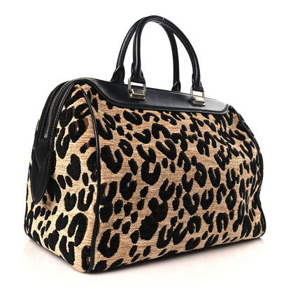 Louis Vuitton Jacquard Velvet Leopard Print Stephen Sprouse Speedy 3 of 8